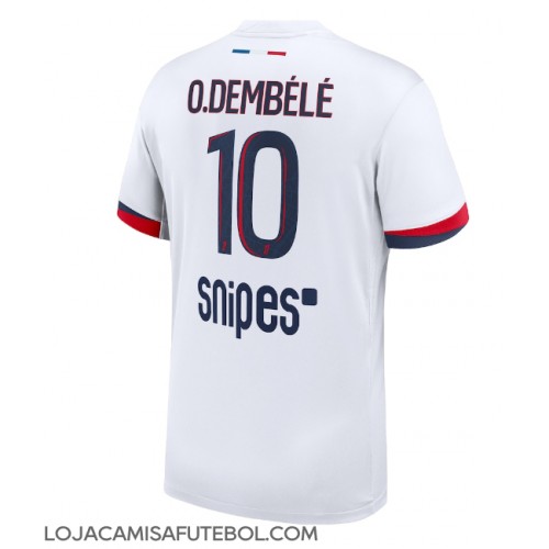 Camisa de Futebol Paris Saint-Germain Ousmane Dembele #10 Equipamento Secundário 2025-26 Manga Curta